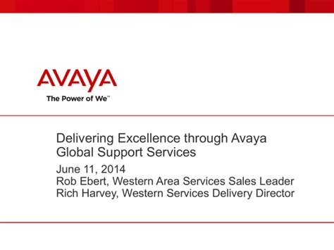 avaya support oak brook